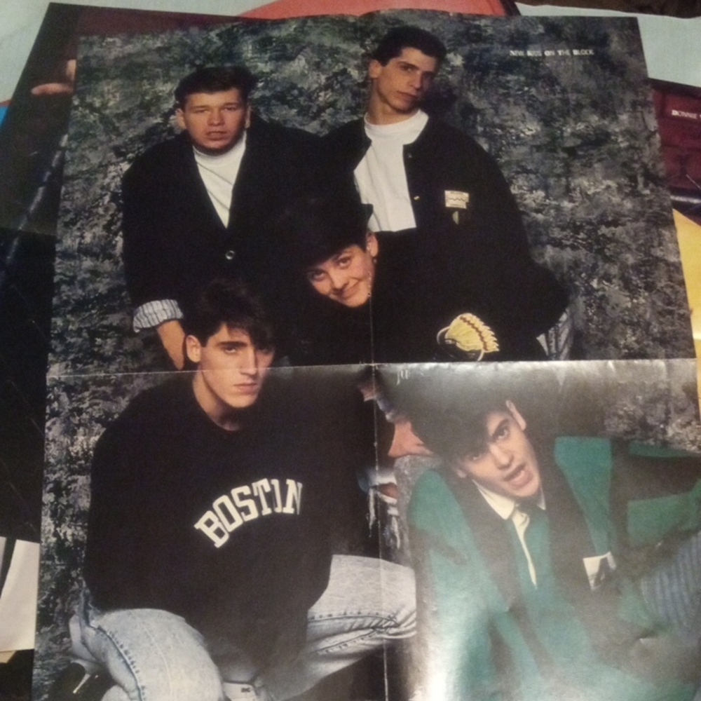 Lot Of 5 Retro New Kids On The Block Posters